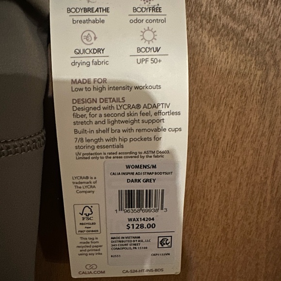 Calia inspire bodysuit - Picture 10 of 10